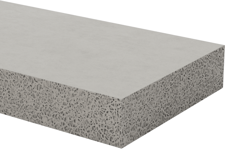 Gıda Endüstrisi Yüksek Sıcaklık Silikon Köpük Şeridi, Yapışkan Arka Yüzeyli, 2 inç Genişlik, 1/2" Kalınlık, 6 Fit Uzunluk