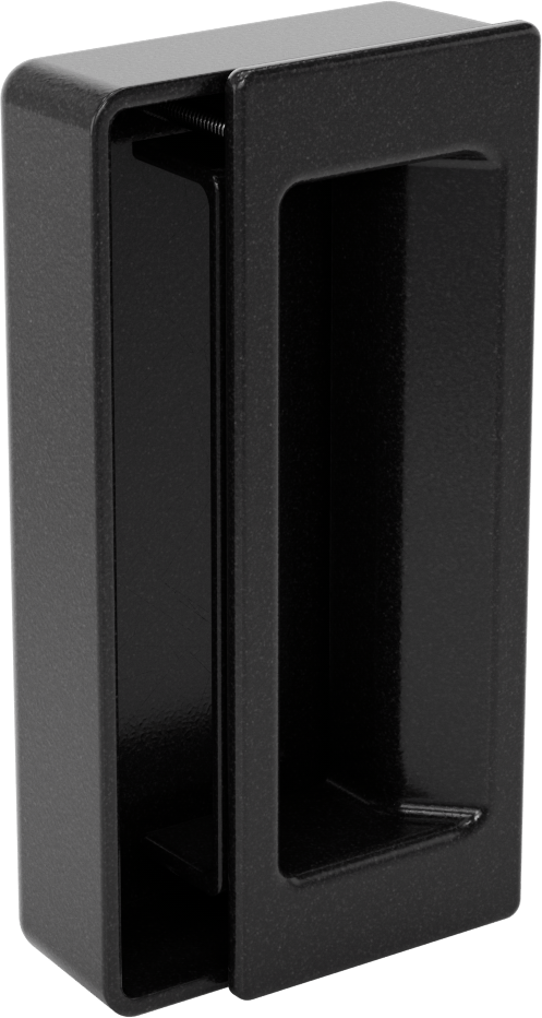 Gömme Çekme Kolu, Siyah ABS, 1-1,8 mm Panel Kalınlığı için