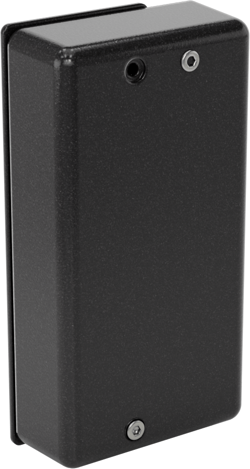 Gömme Çekme Kolu, Siyah ABS, 1-1,8 mm Panel Kalınlığı için