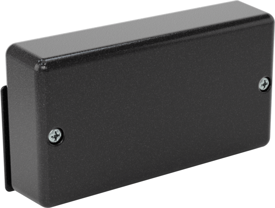 Gömme Çekme Kolu, Siyah ABS, 4,8-6,3 mm panel kalınlığı için