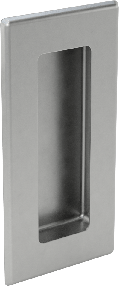 Gömme Çekme Kolu, Mat 304 Paslanmaz Çelik, 120 mm Yükseklik, 60 mm Genişlik