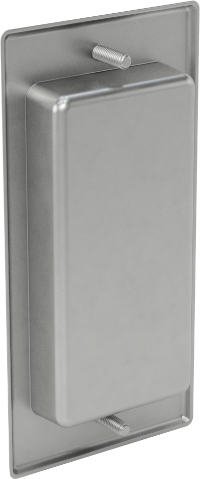 Gömme Çekme Kolu, Mat 304 Paslanmaz Çelik, 120 mm Yükseklik, 60 mm Genişlik