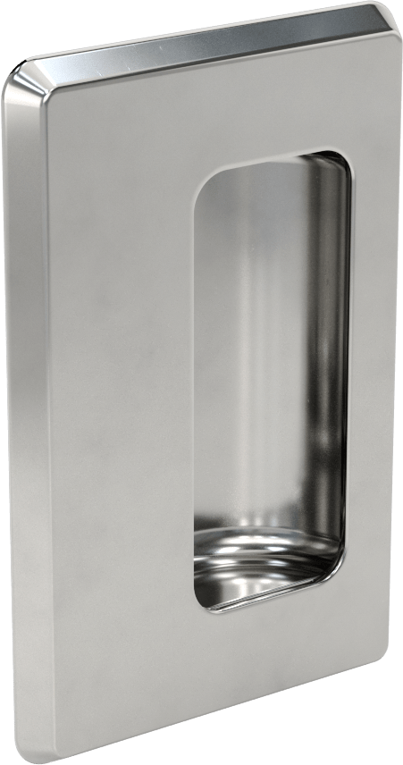 Gömme Çekme Kolu, Parlatılmış 304 Paslanmaz Çelik, 94 mm Yükseklik, 60 mm Genişlik