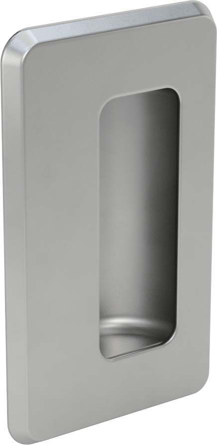 Gömme Çekme Kolu, Mat 304 Paslanmaz Çelik, 109 mm Yükseklik, 64 mm Genişlik