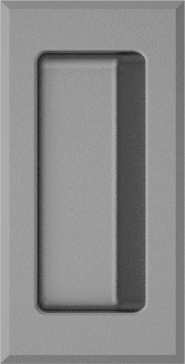 Gömme Çekme Kolu, Mat 304 Paslanmaz Çelik, 122 mm Yükseklik, 62 mm Genişlik
