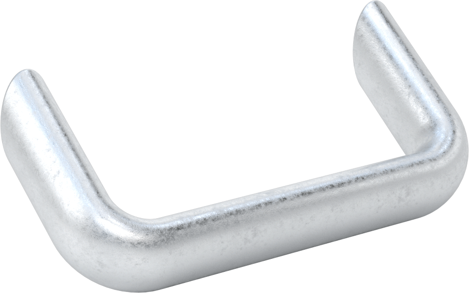 Dişli Delikli Montajlı Ofset Çekme Kolu, 35 Derece Ofset Açısı, Oval Tutamak, Mat Alüminyum, 128 mm Genişlik.