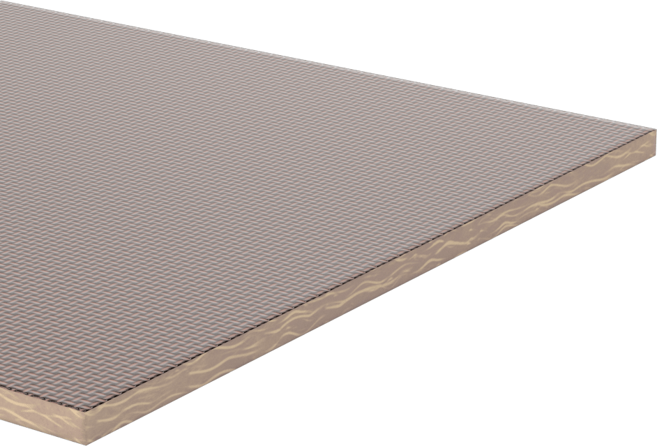 Aşınmaya Dayanıklı Kevlar Levha, 6" x 6" x 3/16"
