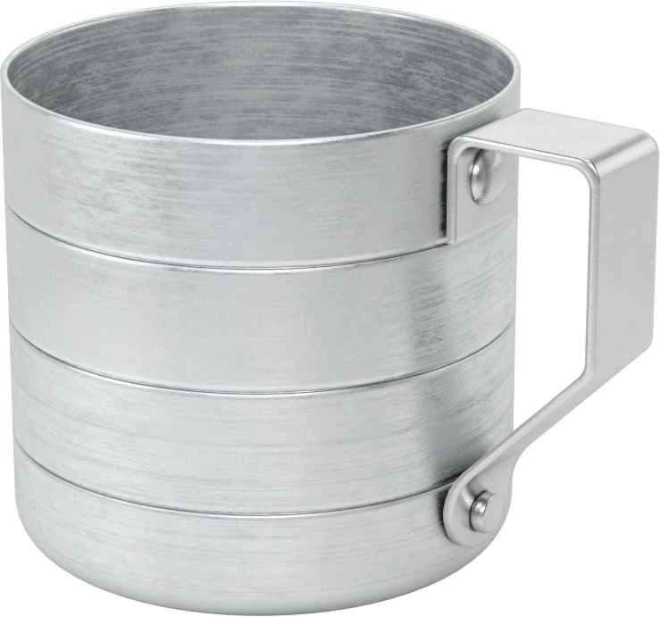 Gıda Endüstrisi Metal Kepçeler, 16 FL oz Kapasite