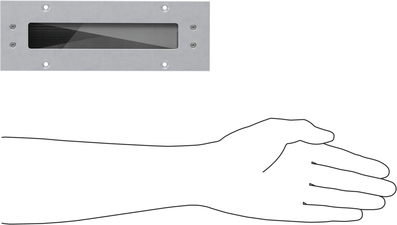 Gömme Montajlı Şerit Makine Işığı, 8-5/8" Uzunlukta Açıklık için, 1260 Lumens