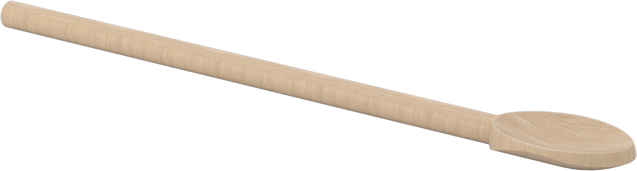 Ahşap Kaşık, 17-1/2" Uzunluk