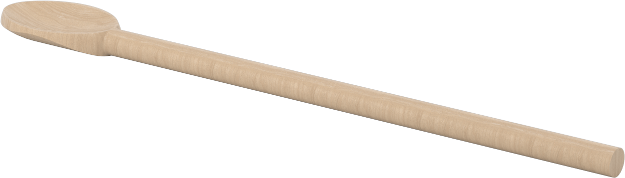 Ahşap Kaşık, 17-1/2" Uzunluk
