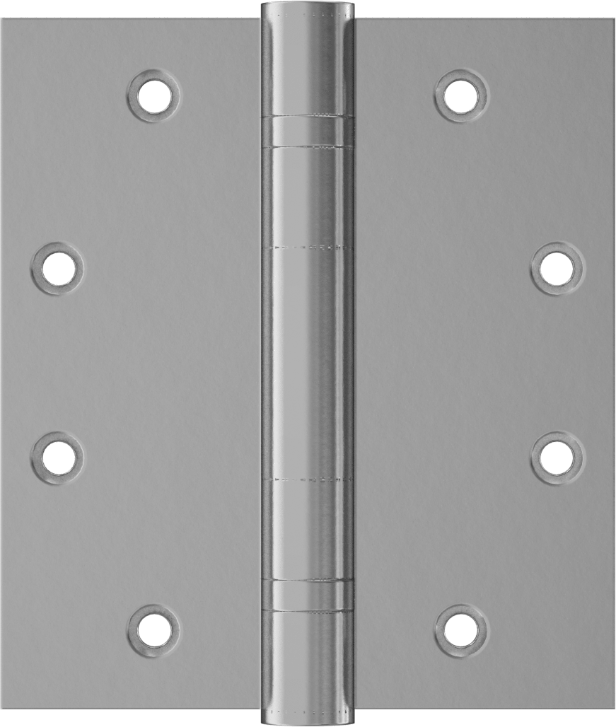 Gömme Montajlı Giriş Kapısı Şablonu Menteşesi, Krom Kaplı Çelik, 4-1/2“ x 2” Kapı Kanadı