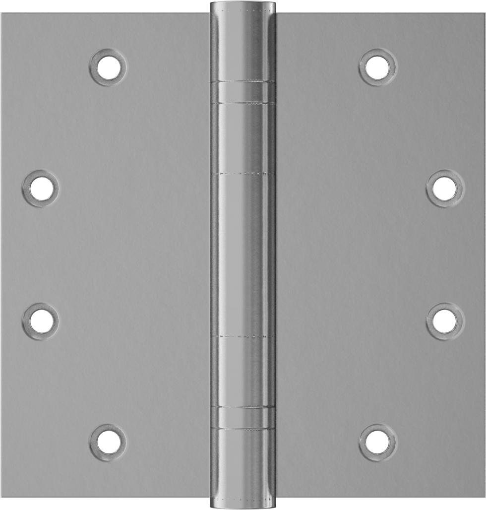 Gömme Montajlı Giriş Kapısı Şablonu Menteşesi, Krom Kaplı Çelik, 4-1/2“ x 2-1/4” Kapı Kanadı
