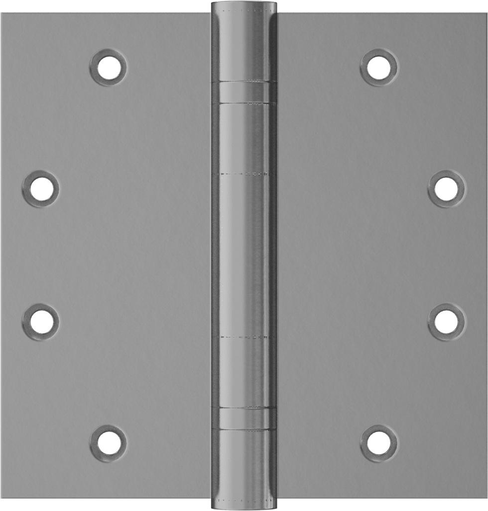 Gömme Montajlı Giriş Kapısı Şablonu Menteşesi, Mat Pirinç Kaplamalı Çelik, 4-1/2“ x 2-1/4” Kapı Kanadı