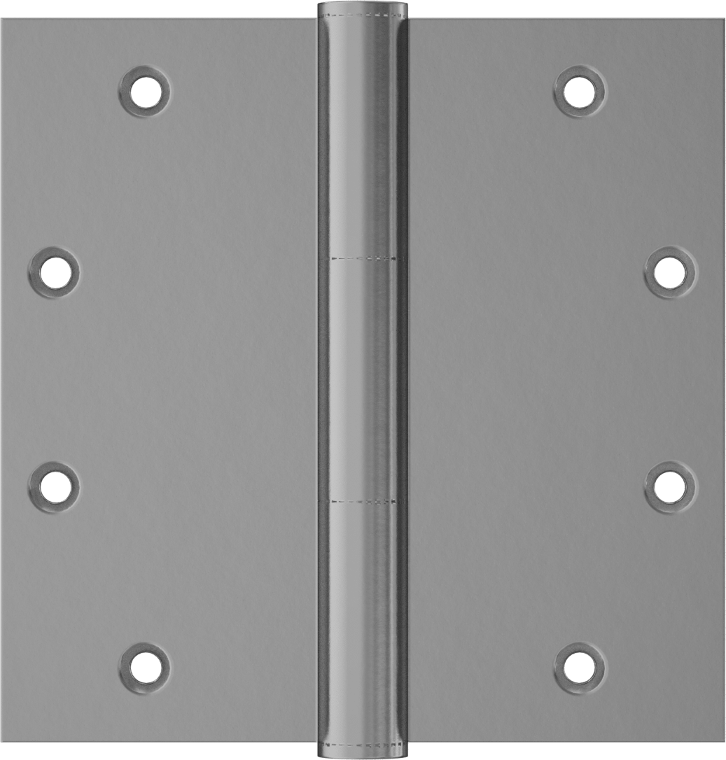 Gömme Montajlı Giriş Kapısı Şablonu Menteşesi, Mat Pirinç Kaplamalı Çelik, 5“ x 2-1/2” Kapı Kanadı