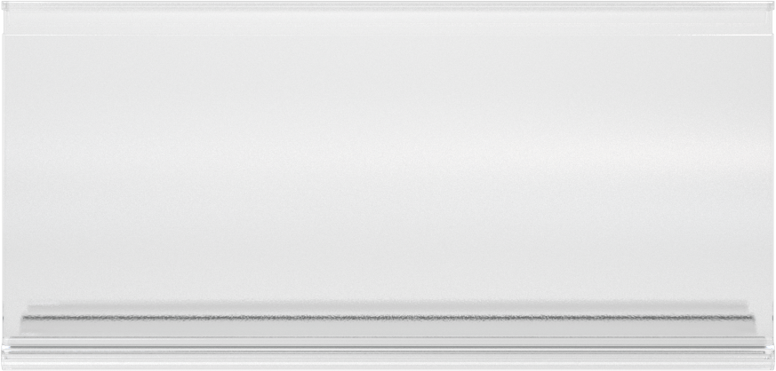 Tel Raflar için Etiket Tutucu, Çok Açılı, 1-1/4“ Yükseklik x 3” Genişlik