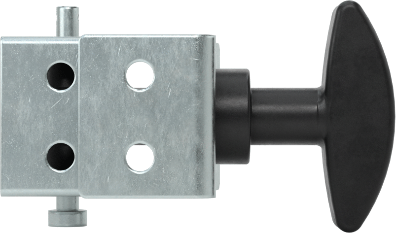 Hava Koşullarına Dayanıklı Çekme Mandalı, Çinko Kaplı Çelik Vurma Plakası, 2-1/2“ Uzunluk x 1-1/2” Genişlik
