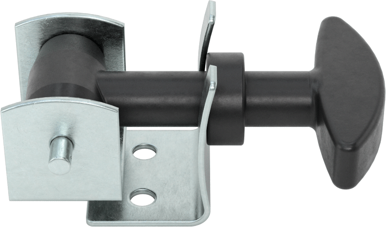 Hava Koşullarına Dayanıklı Çekme Mandalı, Çinko Kaplı Çelik Vurma Plakası, 2-1/2“ Uzunluk x 1-1/2” Genişlik