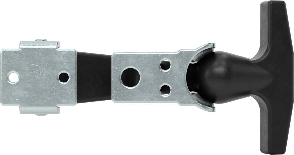 Hava Koşullarına Dayanıklı Çekme Mandalı, Çinko Kaplı Çelik Vurma Plakası, 5-7/8“ Uzunluk x 3-1/8” Genişlik