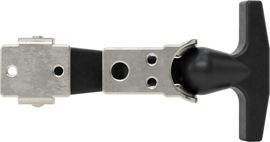 Hava Koşullarına Dayanıklı Çekme Mandalı, 304 Paslanmaz Çelik Çarpma Plakası, 5-7/8“ Uzunluk x 3-1/8” Genişlik