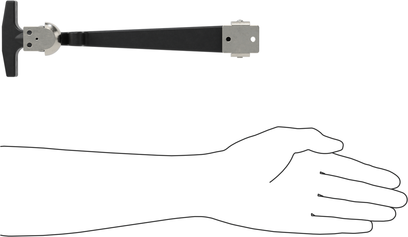 Hava Koşullarına Dayanıklı Çekme Mandalı, 304 Paslanmaz Çelik Çarpma Plakası, 10-1/2“ Uzunluk x 3-1/8” Genişlik