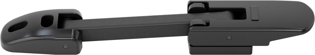 Hava Koşullarına Dayanıklı Çekme Mandalı, Plastik Vurma Plakası, 11-3/4“ Uzunluk x 1-7/8” Genişlik