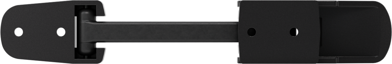 Hava Koşullarına Dayanıklı Çekme Mandalı, Plastik Vurma Plakası, 11-3/4“ Uzunluk x 1-7/8” Genişlik