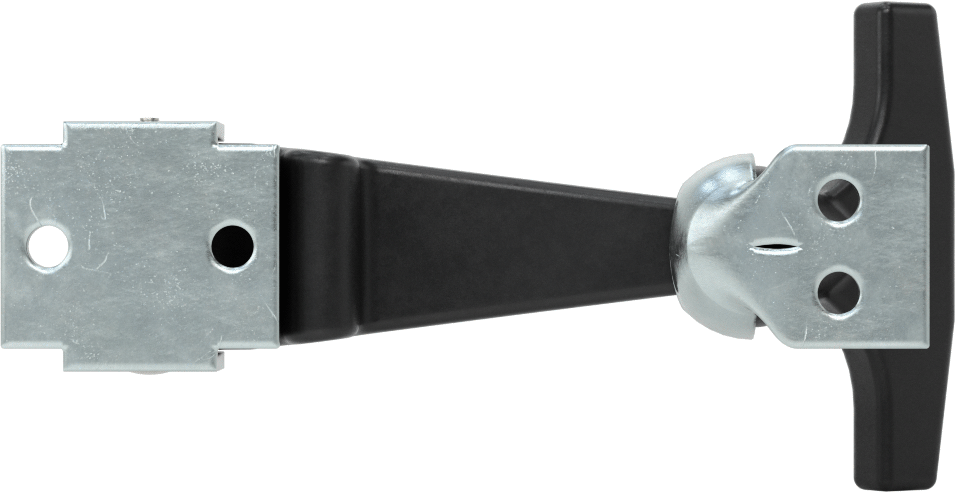Hava Koşullarına Dayanıklı Çekme Mandalı, Çinko Kaplı Çelik Vurma Plakası, 4-11/16“ Uzunluk x 3-1/8” Genişlik