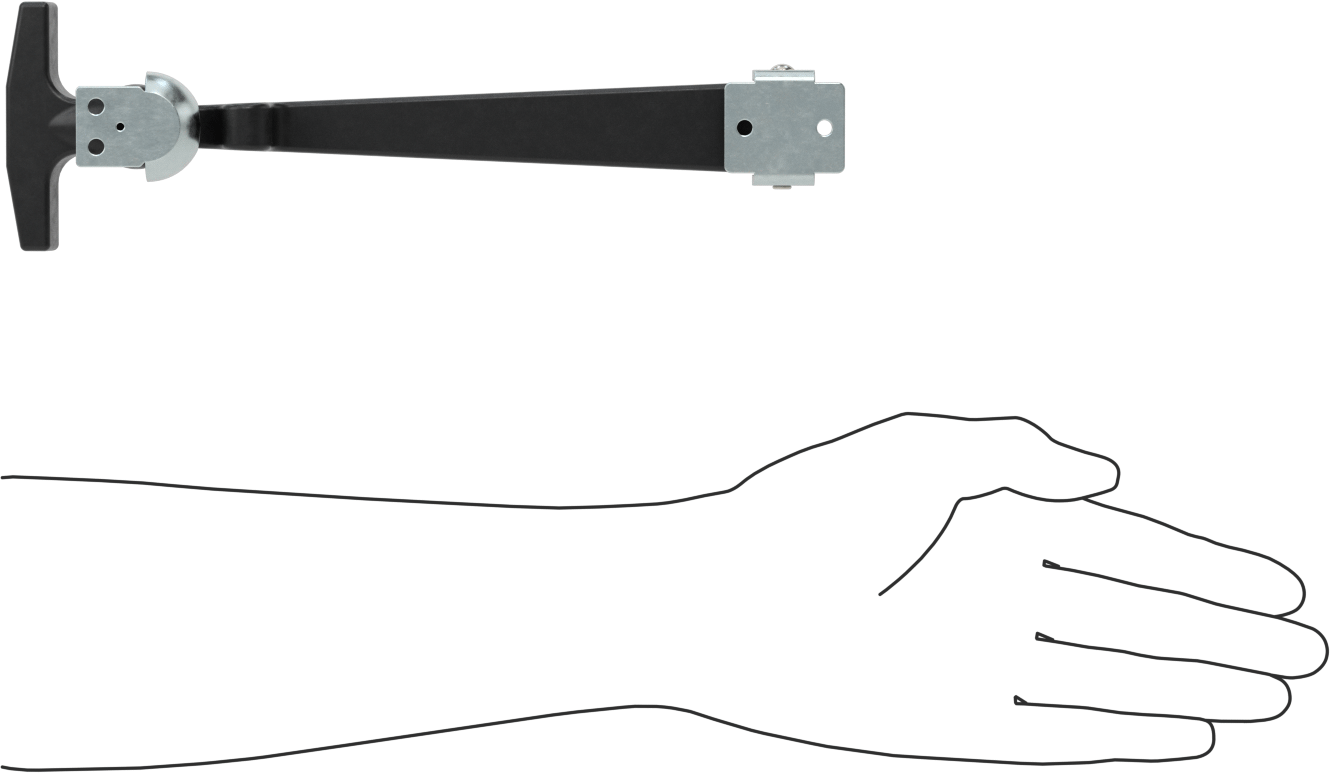 Hava Koşullarına Dayanıklı Çekme Mandalı, Çinko Kaplı Çelik Vurma Plakası, 10-1/2“ Uzunluk x 3-1/8” Genişlik