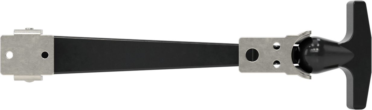 Hava Koşullarına Dayanıklı Çekme Mandalı, 304 Paslanmaz Çelik Çarpma Plakası, 10-1/2“ Uzunluk x 3-1/8” Genişlik