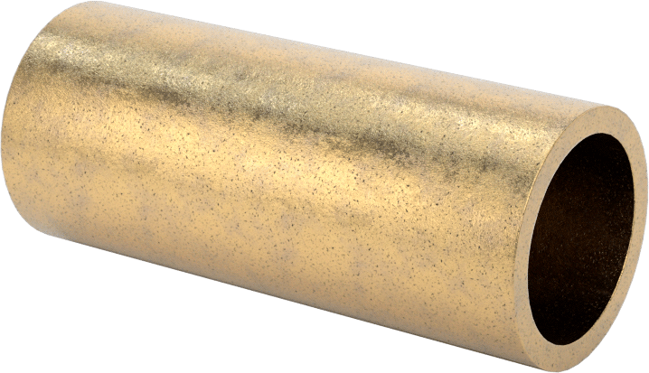 Ultra Düşük Sürtünmeli Yağ Emdirilmiş Manşon Yatağı, 841 Bronz, 1/2“ Mil Çapı ve 5/8” Muhafaza İç Çapı için, 1-1/2" Uzunluk