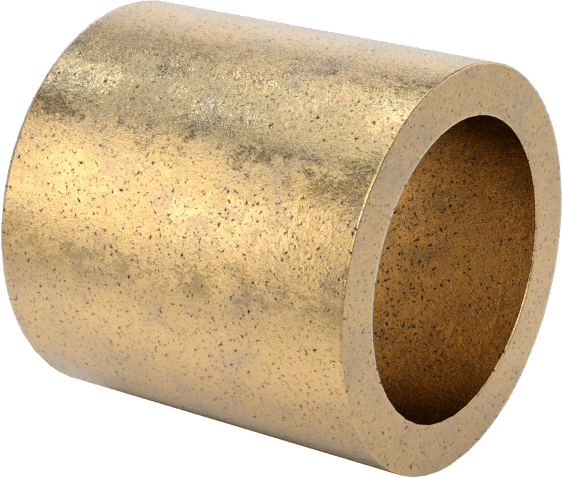 Ultra Düşük Sürtünmeli Yağ Emdirilmiş Manşon Yatağı, 841 Bronz, 3/16“ Mil Çapı ve 1/4” Muhafaza İç Çapı için, 1/4" Uzunluk
