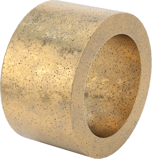 Ultra Düşük Sürtünmeli Yağ Emdirilmiş Manşon Yatağı, 841 Bronz, 5/8“ Mil Çapı ve 7/8” Gövde İç Çapı için, 1/2" Uzunluk