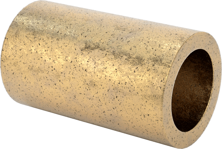 Ultra Düşük Sürtünmeli Yağ Emdirilmiş Manşon Yatağı, 841 Bronz, 5/8“ Mil Çapı ve 7/8” Gövde İç Çapı için, 1-1/2" Uzunluk