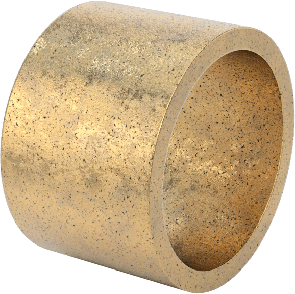 Ultra Düşük Sürtünmeli Yağ Emdirilmiş Manşon Yatağı, 841 Bronz, 1-1/4“ Mil Çapı ve 1-1/2” Muhafaza İç Çapı için, 1" Uzunluk