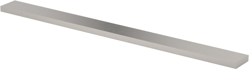 Ekstra Sert C2 Tungsten Karbür Çubuk, 1/16“ Kalınlığında x 1/4” Genişliğinde x 3" Uzunluğunda