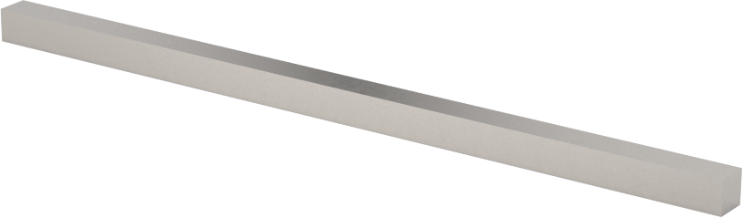 Ekstra Sert C2 Tungsten Karbür Çubuk, 1/8“ Kalınlık x 1/8” Genişlik x 3" Uzunluk