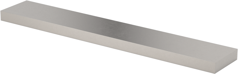 Ekstra Sert C2 Tungsten Karbür Çubuk, 1/8“ Kalınlık x 1/2” Genişlik x 3" Uzunluk