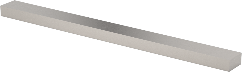 Ekstra Sert C2 Tungsten Karbür Çubuk, 1/8“ Kalınlık x 1/4” Genişlik x 3" Uzunluk