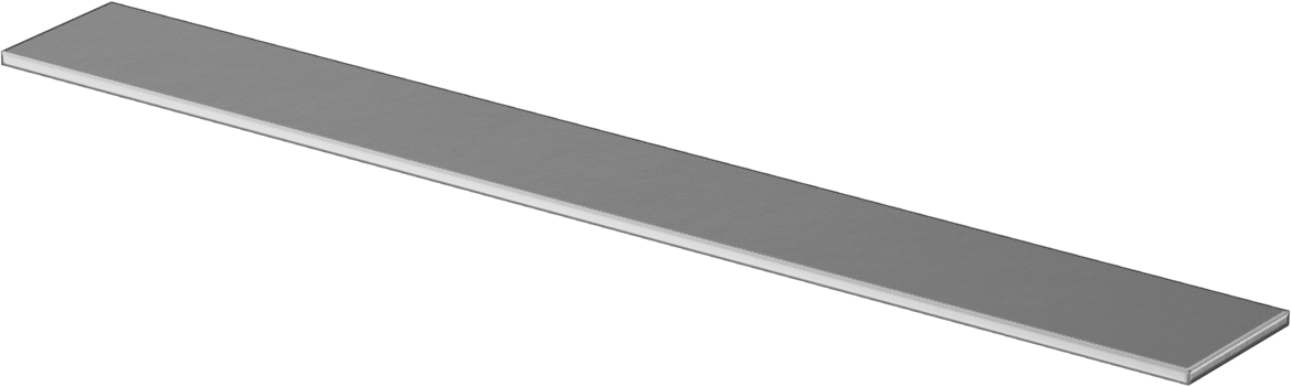 Ekstra Sert C2 Tungsten Karbür Çubuk, 1/16“ Kalınlık x 3/4” Genişlik x 6" Uzunluk