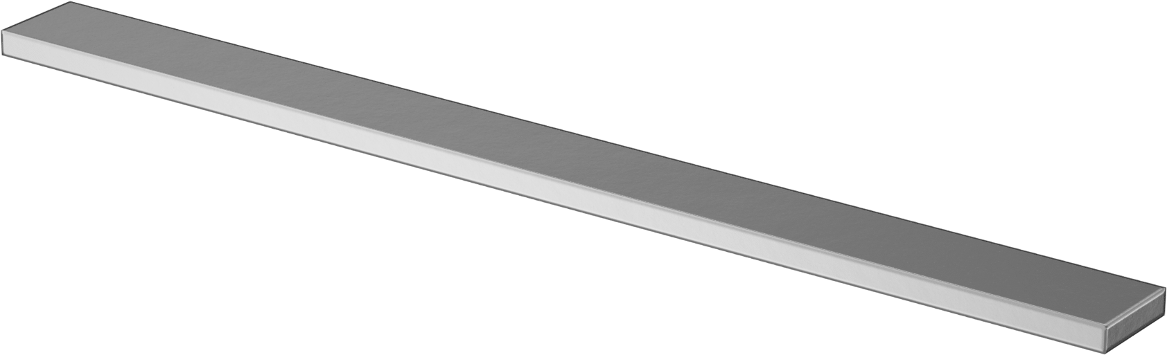 Ekstra Sert C2 Tungsten Karbür Çubuk, 1/4“ Kalınlık x 1” Genişlik x 12" Uzunluk