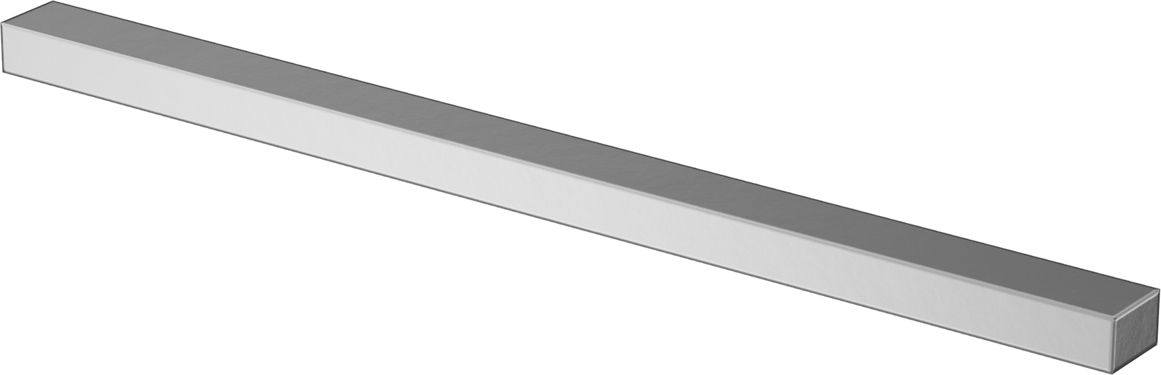 Ekstra Sert C2 Tungsten Karbür Çubuk, 1/2“ Kalınlık x 3/4” Genişlik x 12" Uzunluk