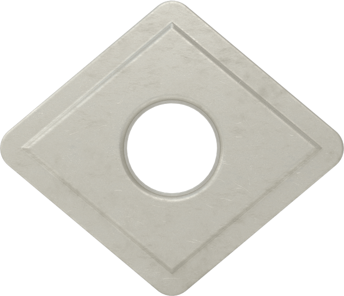 Ekonomik Karbür Uç, Alüminyumda Kullanım için, Pirinç ve Bronz, Ek Kod CNMG-433