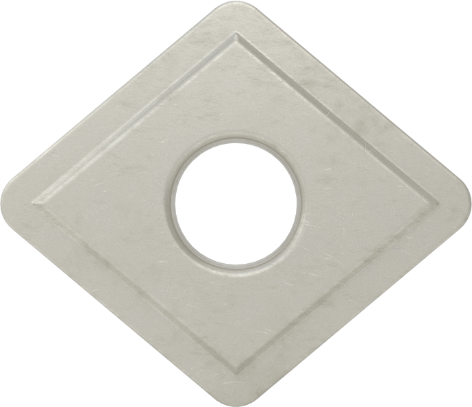 Ekonomik Karbür Uç, Alüminyumda Kullanım için, Pirinç ve Bronz, Eklenti Kodu CNMG-544