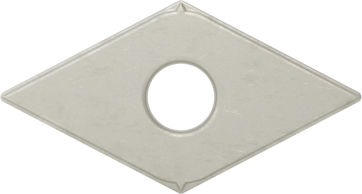 Ekonomik Karbür Uç, Alüminyumda Kullanım için, Pirinç ve Bronz, Ek Kod DNMG-431