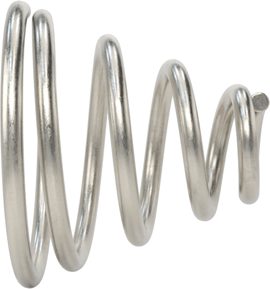 Kapalı Alan Konik Sıkıştırma Yayı, 0,375 inç Uzunluk, 0.42" x 0.156" OD