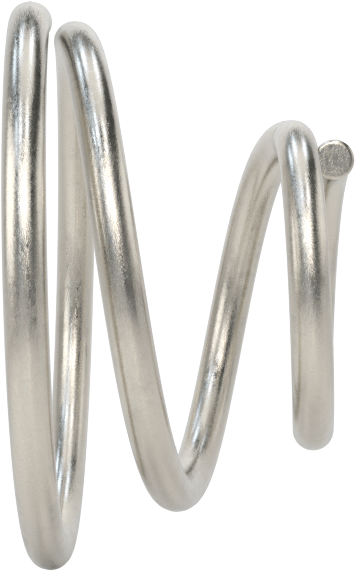 Kapalı Alan Konik Sıkıştırma Yayı, 0,25" Uzunluk, 0.42" x 0.219" OD
