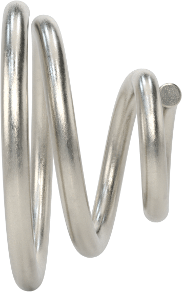 Kapalı Alan Konik Sıkıştırma Yayı, 0,25" Uzunluk, 0.42" x 0.187" OD, 0.35" x 0.117" ID