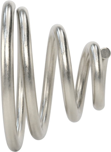 Kapalı Alan Konik Sıkıştırma Yayı, 0,5" Uzunluk, 0.72" x 0.281" OD