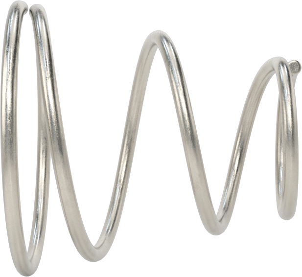 Kapalı Alan Konik Sıkıştırma Yayı, 0,625 inç Uzunluk, 0.6" x 0.344" OD